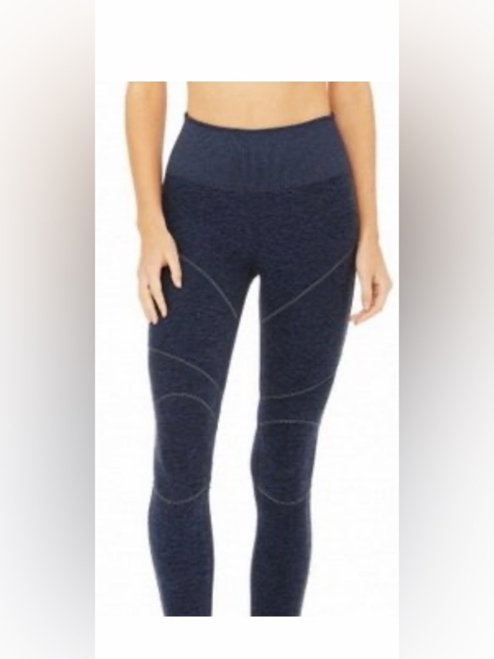 Alo Alosoft Revel High Waist Legging large Dark Heather Grey